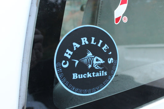 Charlies Bucktails sticker