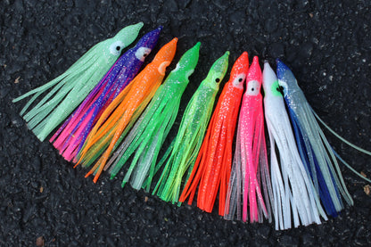 5 pack Squid Skirt 4 Inch