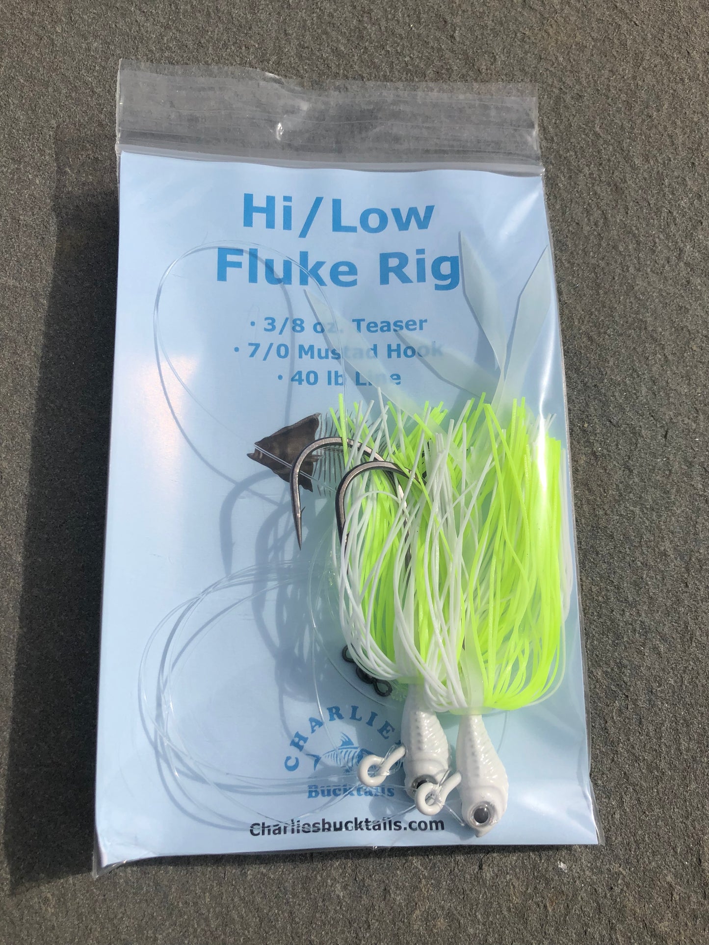 3/8 oz.  Hi/Lo Fluke Rig